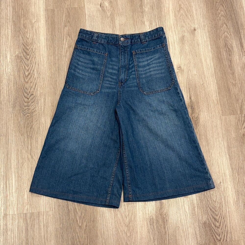 We The Free Free People Dawn to Dusk Jeans Womens 30 Blue High Rise Wide Leg